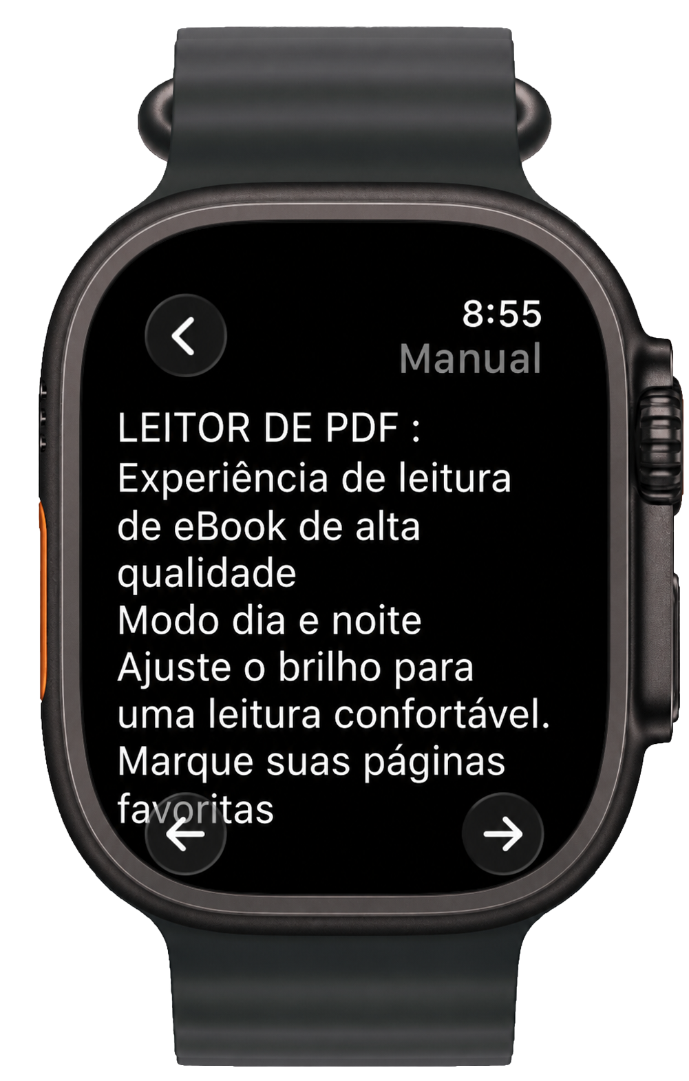 Editor de PDF no Apple Watch