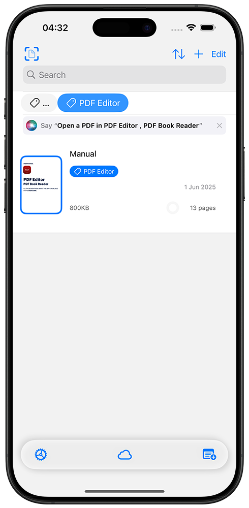 PDF Editor_iPhone screenshot